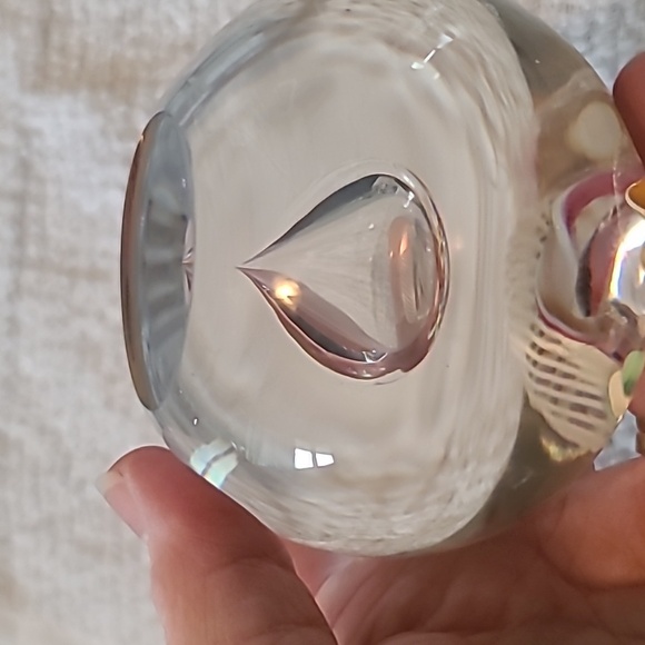 Colorful Murano Art Glass Paperweight - Picture 6 of 9